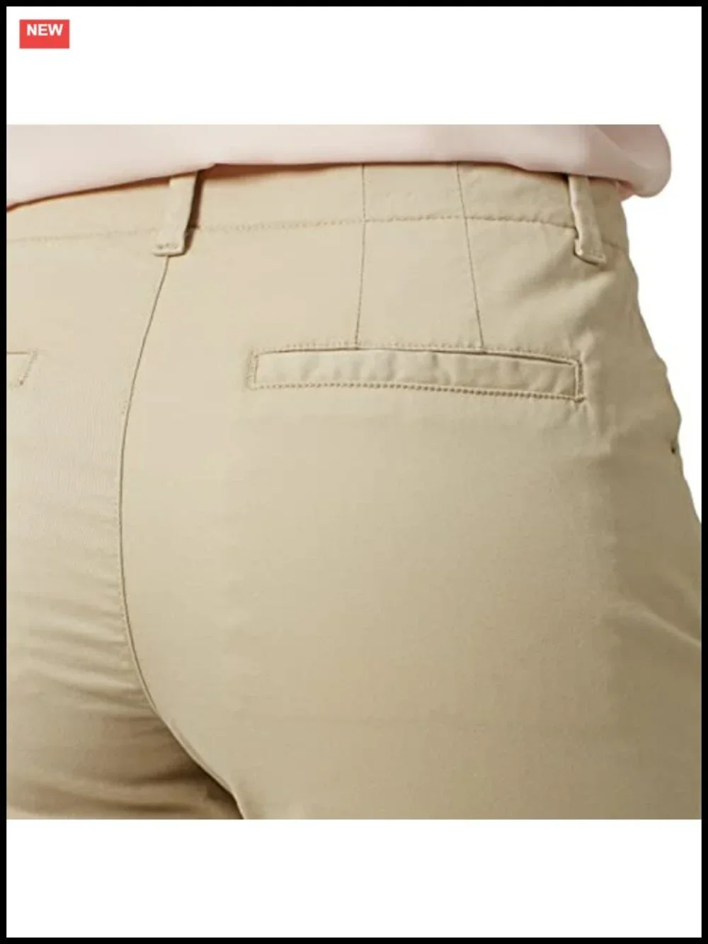 Bermuda Shorts Cotton Spandex Mid Rise Regular Fit Chino Casual